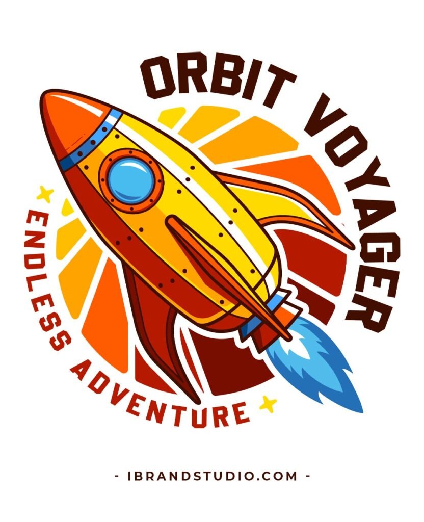 Free Rocket Badge Logo