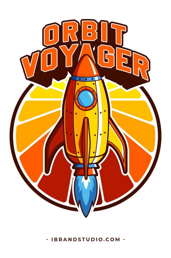 Free Rocket Badge Logo