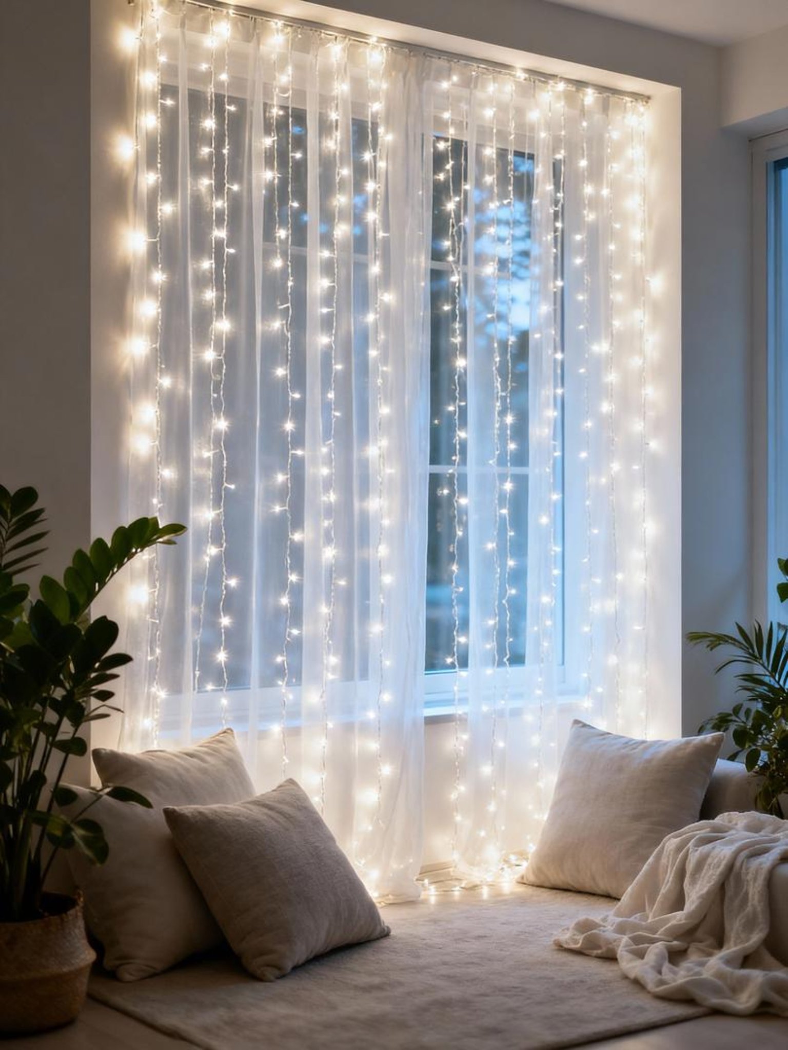 LED Curtain Lights for Magical Backdrops