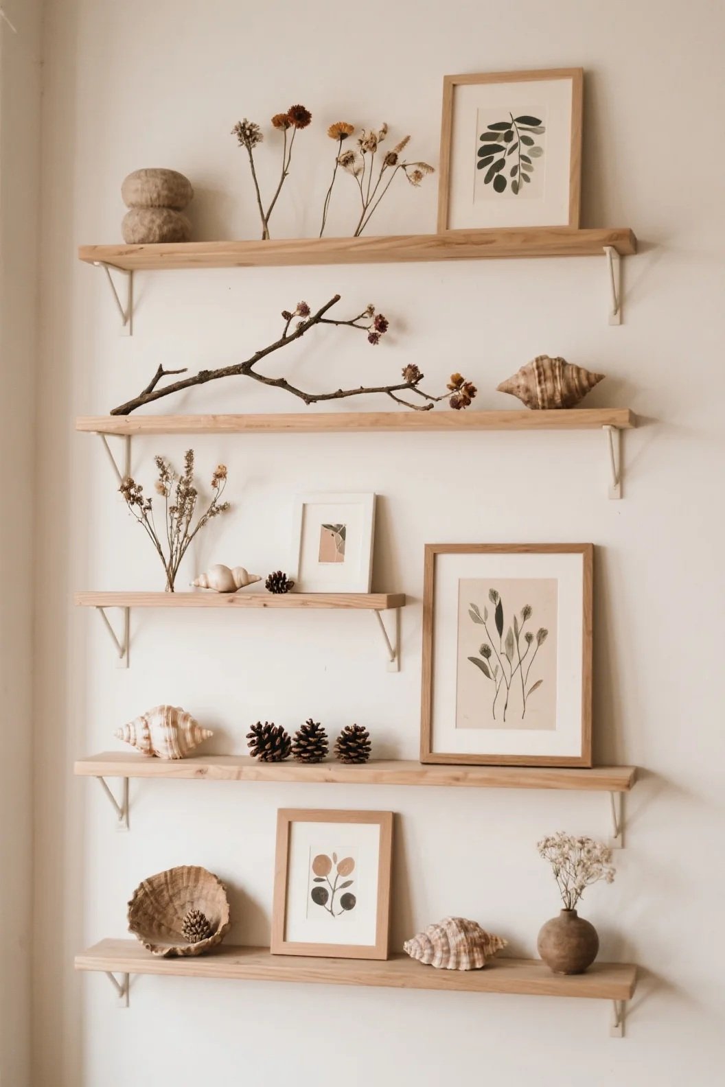 Seasonal Nature Display Shelf