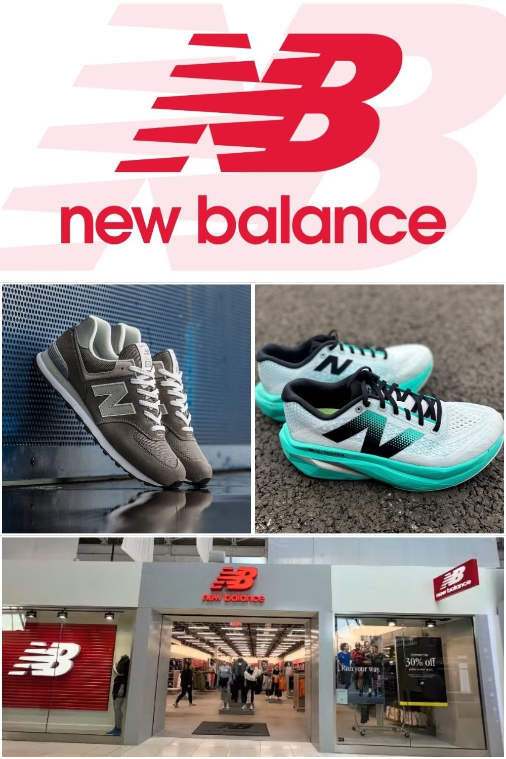 Famous Footwear Brand Logos - New Balance