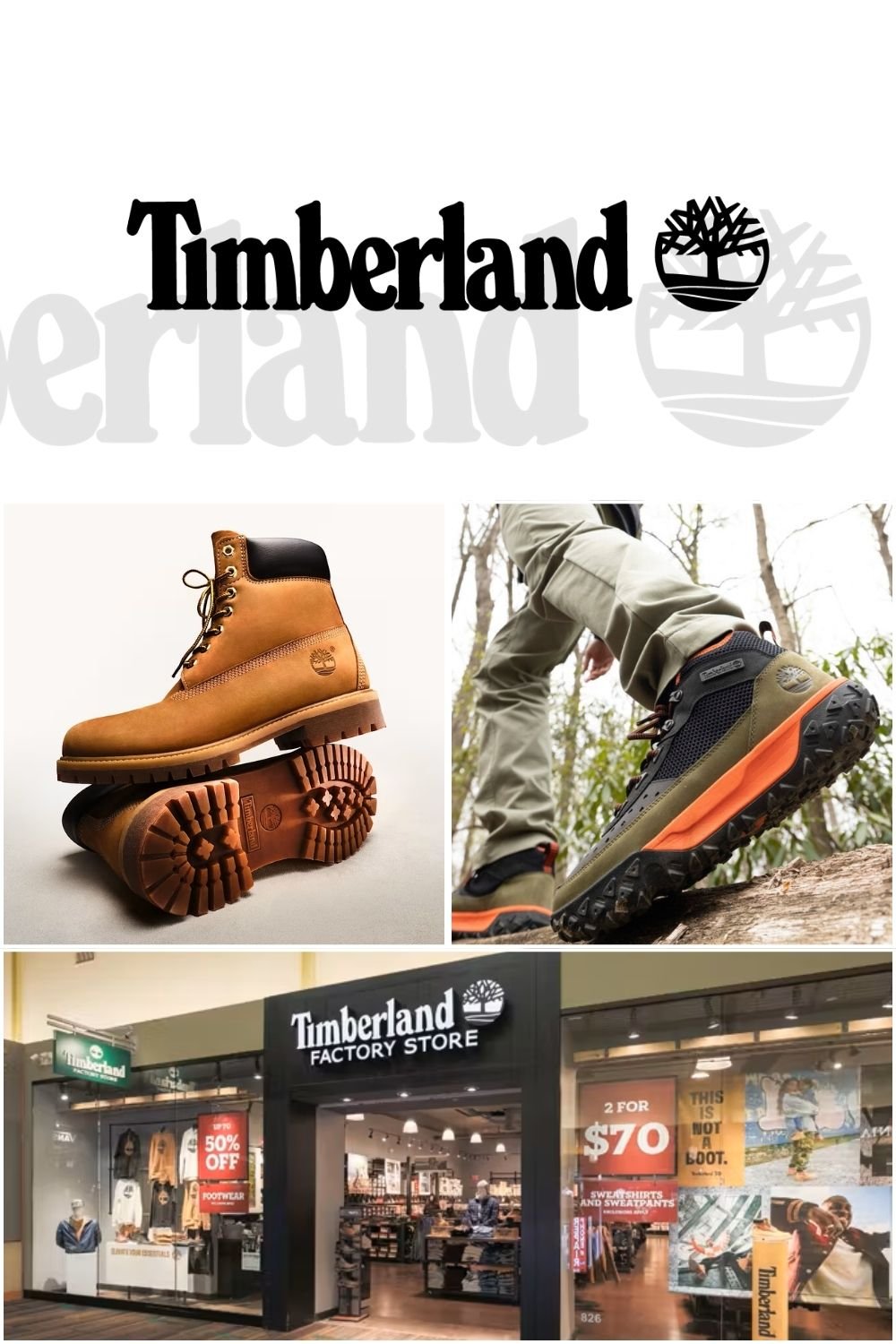 Famous Footwear Brand Logos - Timberland