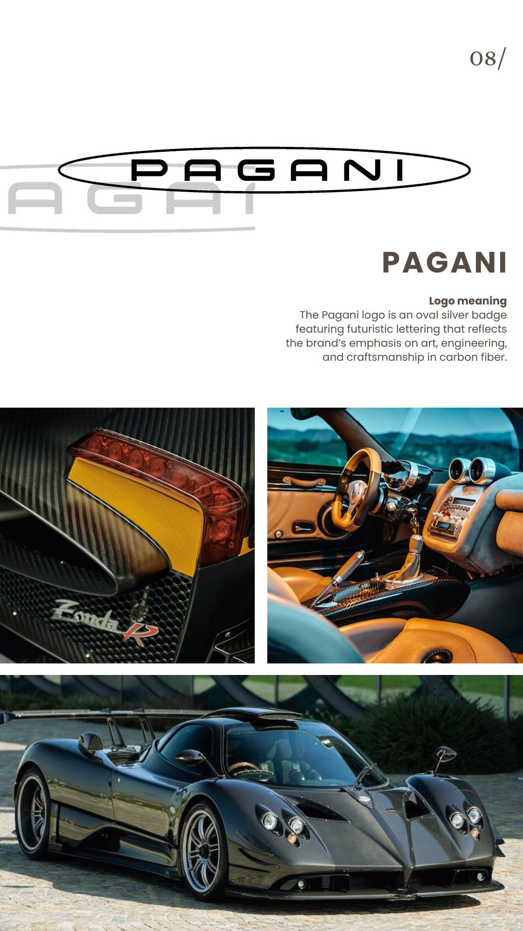 Famous Supercar Brand Logos: Pagani