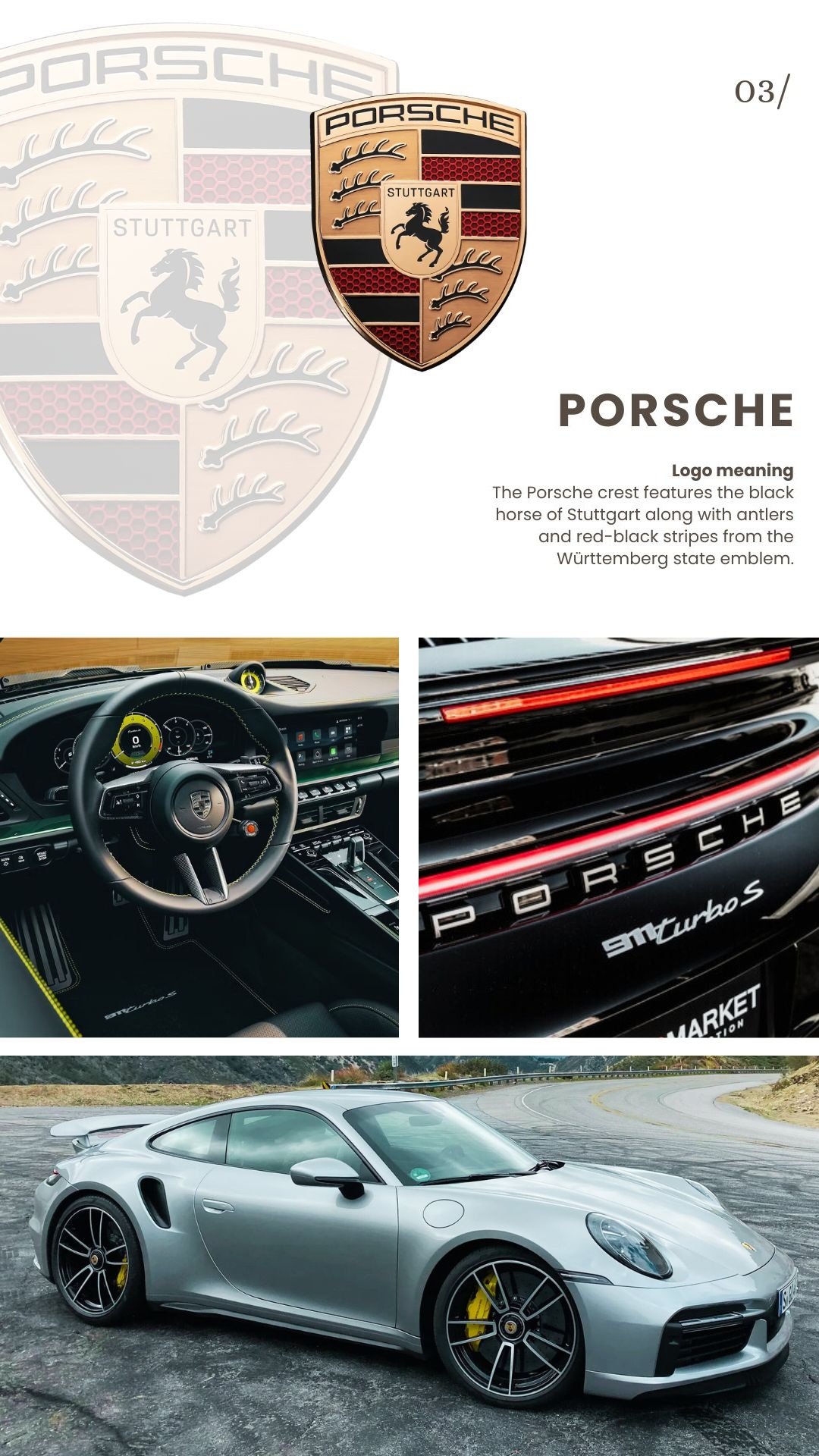 Famous Supercar Brand Logos: Porsche