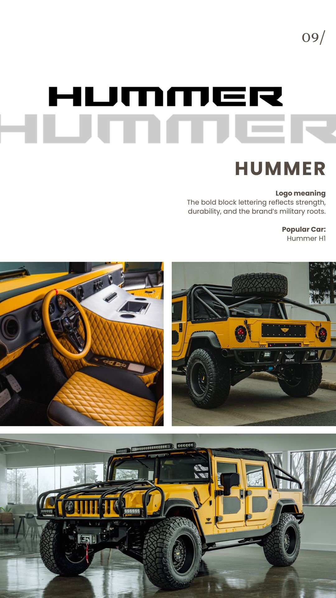 Legendary Off-Roads Car Brands: Hummer