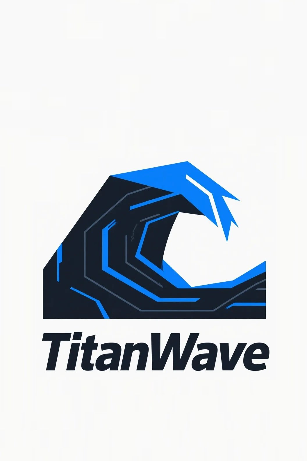 Tech-Startups Logo Design Concept: TitanWave