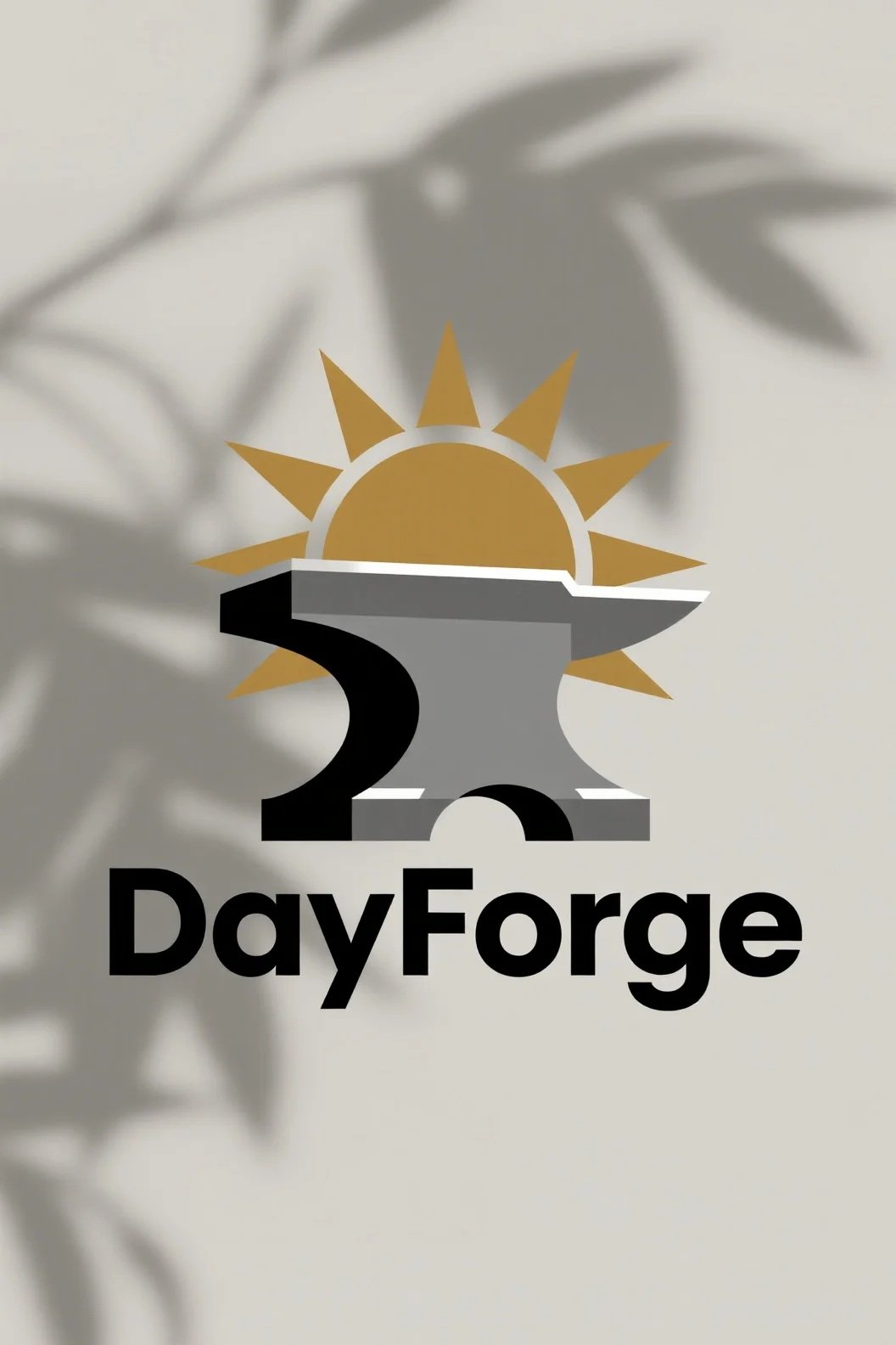 DayForge - Time Management Software Logo Concept