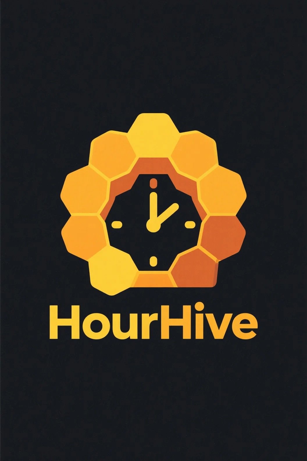 HourHive - Time Management Software Logo Concept