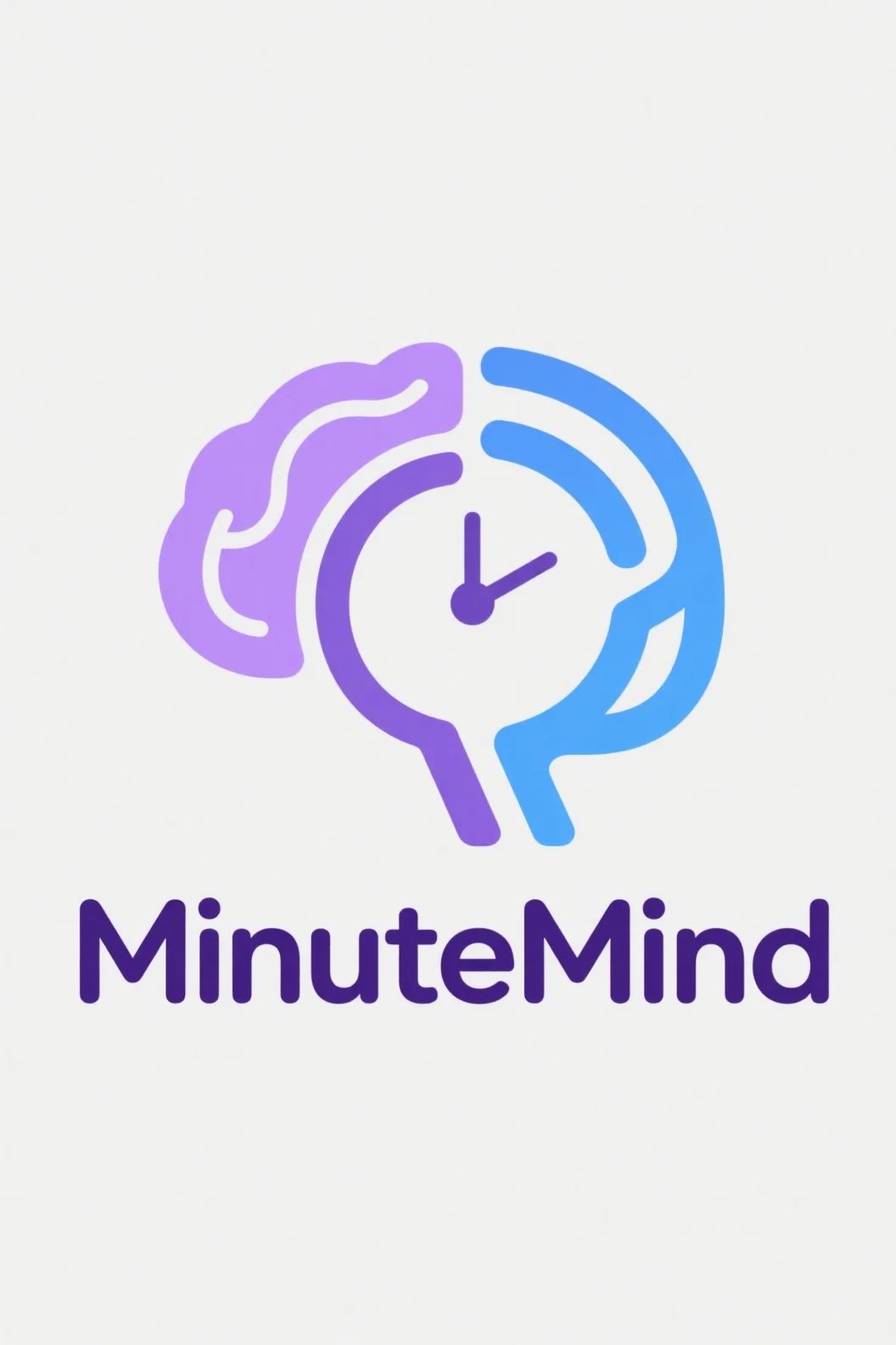 MinuteMind - Time Management Software Logo Concept