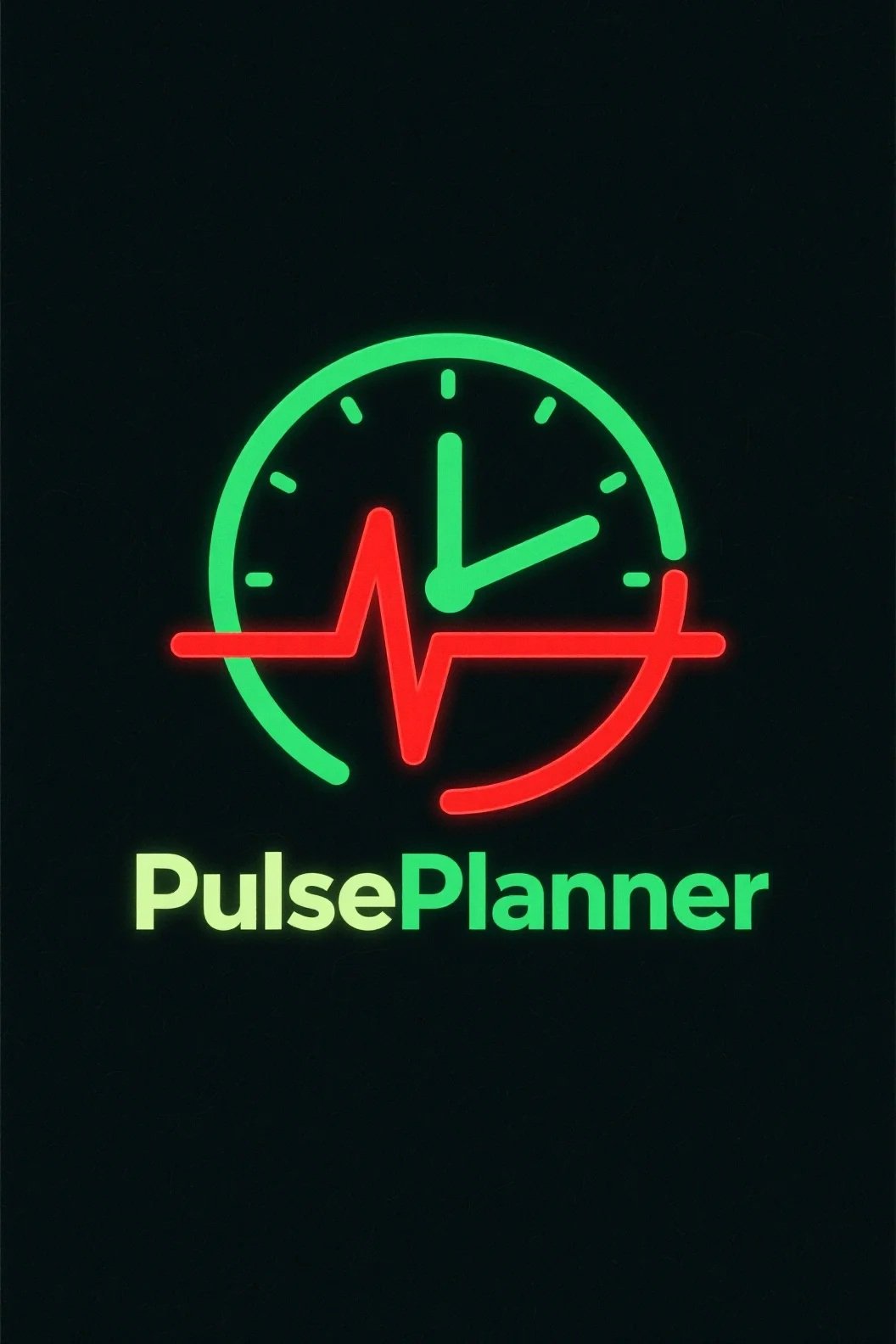 PulsePlanner - Time Management Software Logo Concept