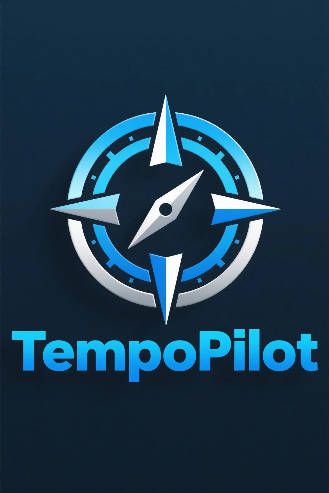 TempoPilot - Time Management Software Logo Concept