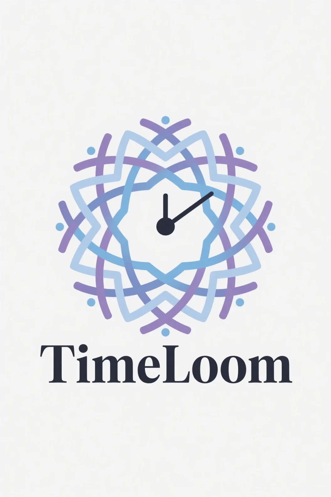 TimeLoom - Time Management Software Logo Concept