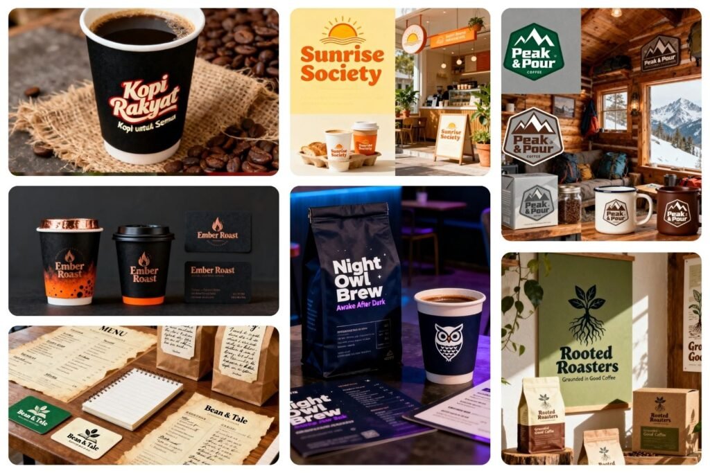 10 Coffee Shop Brand Identity Concepts That Go Beyond the Logo