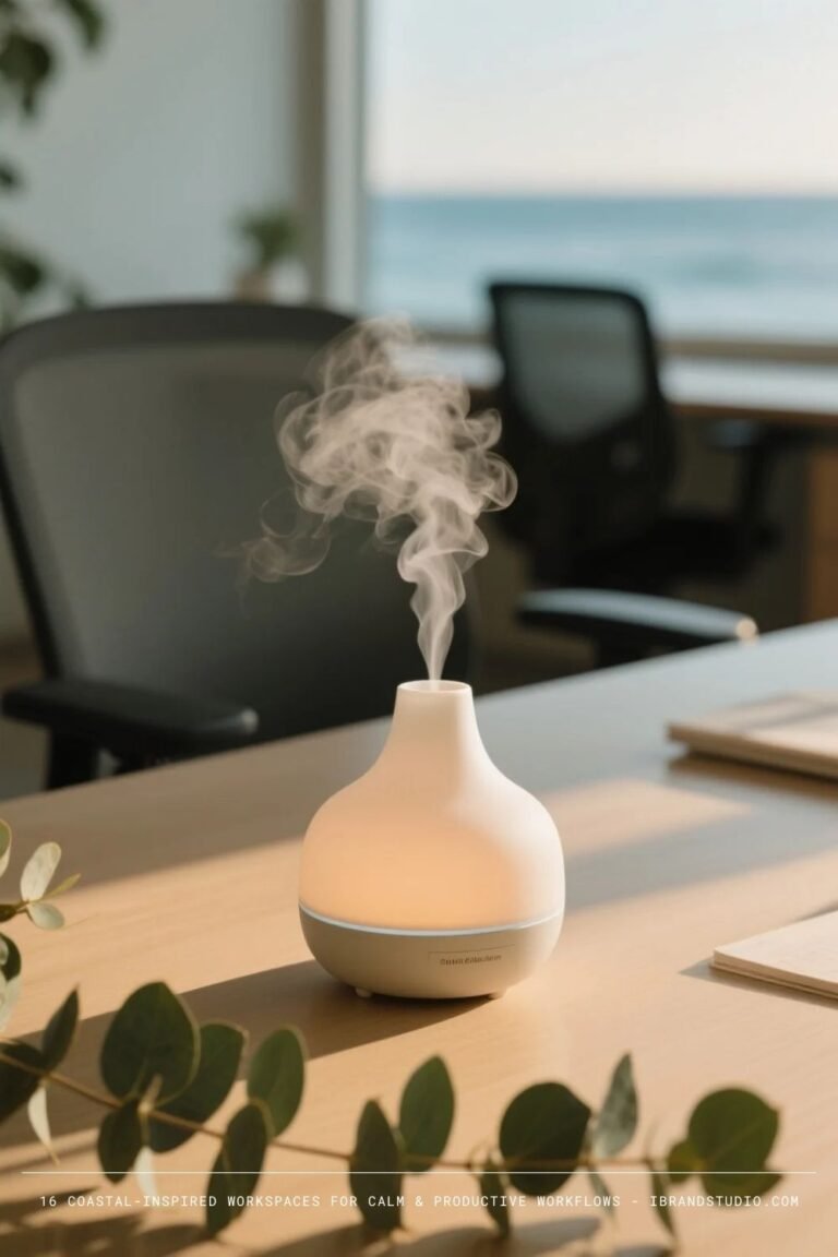 16 Coastal-Inspired Workspaces for Calm & Productive Workflows