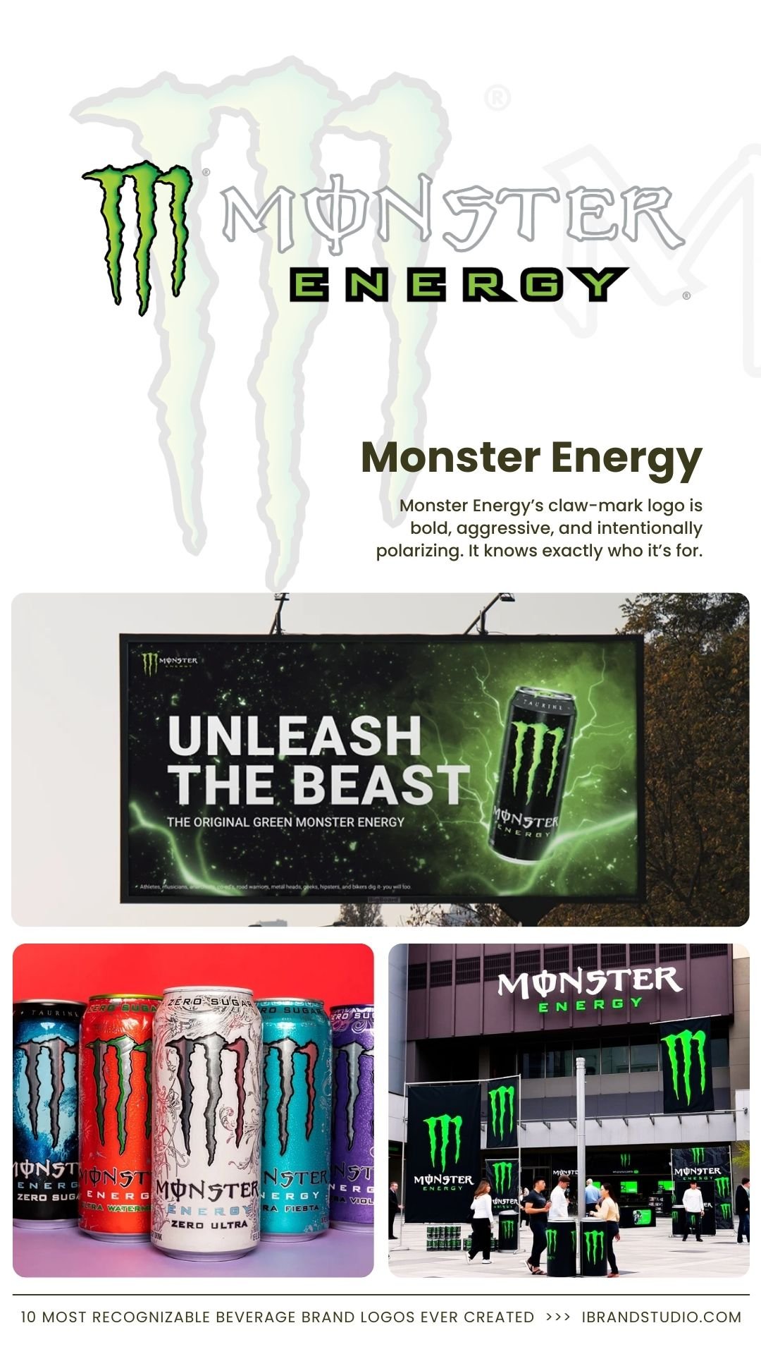 Most Iconic Beverage Logos: Monster Energy