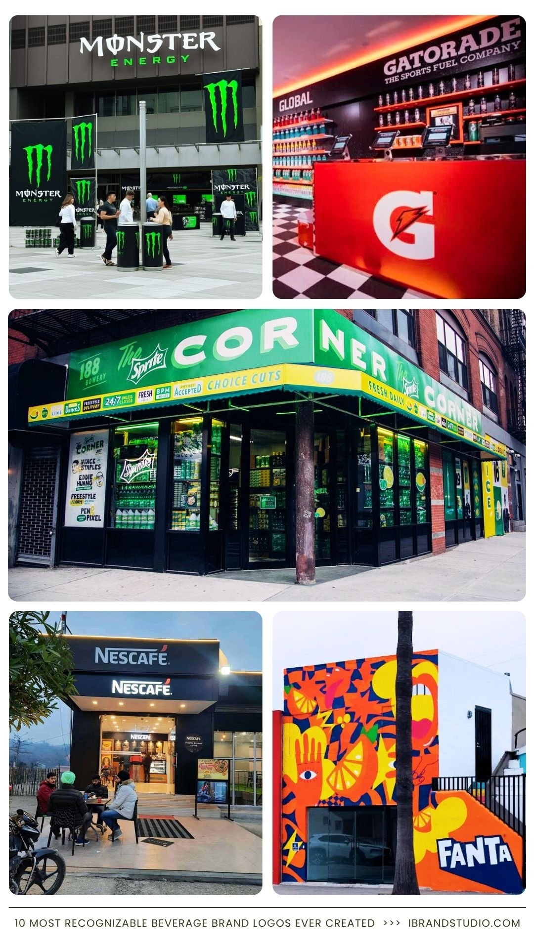 most recognizable beverage brand logos