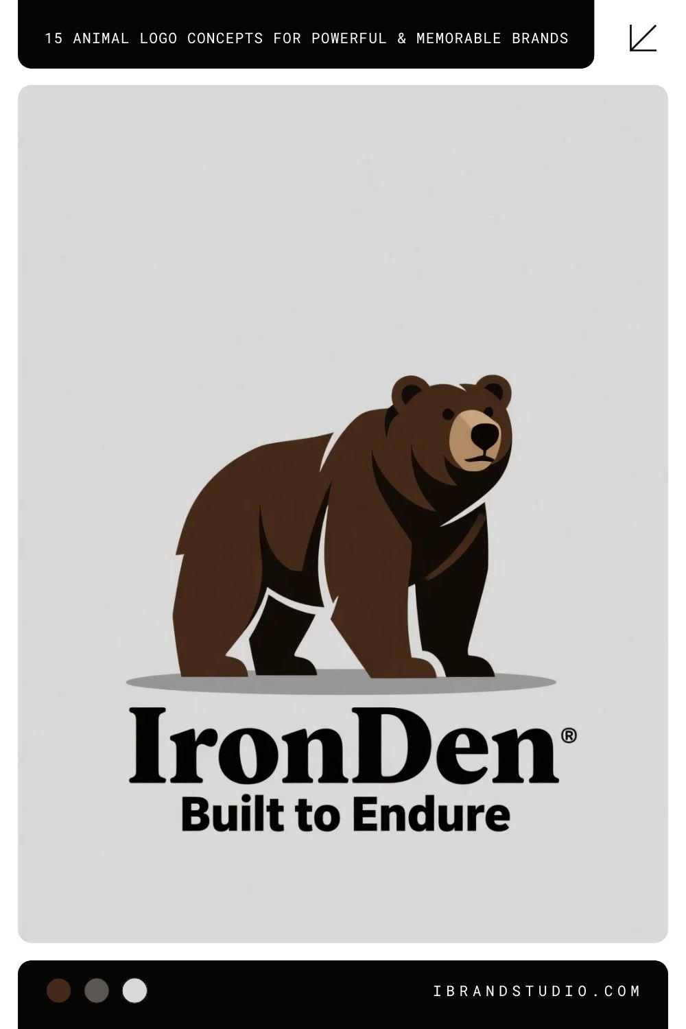 Bear Logo – Strength, Protection & Reliability