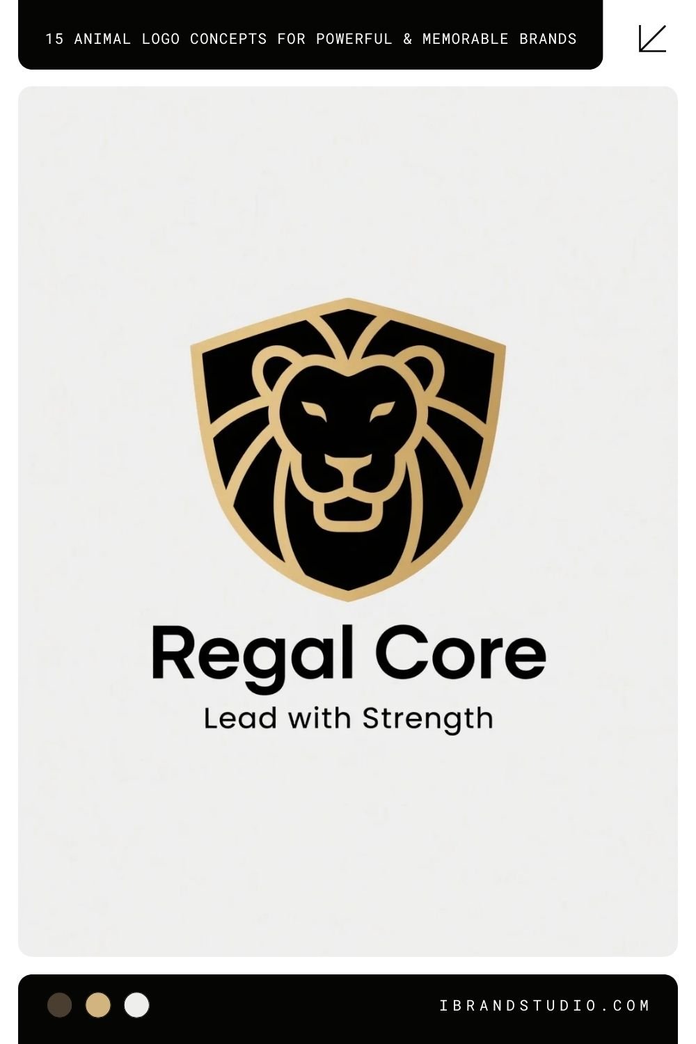 Lion Logo – Power, Leadership & Authority