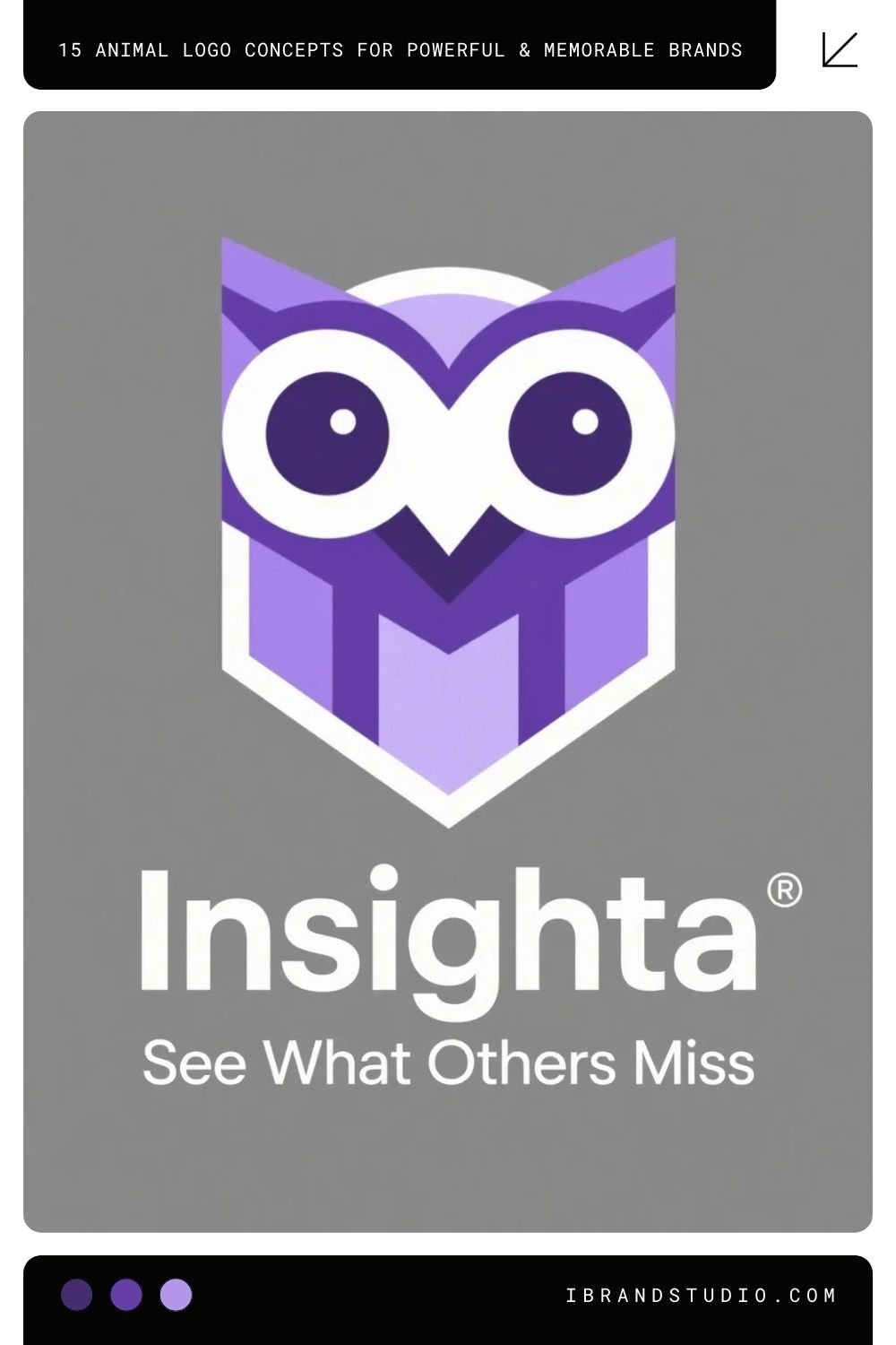 Owl Logo – Wisdom, Knowledge & Insight