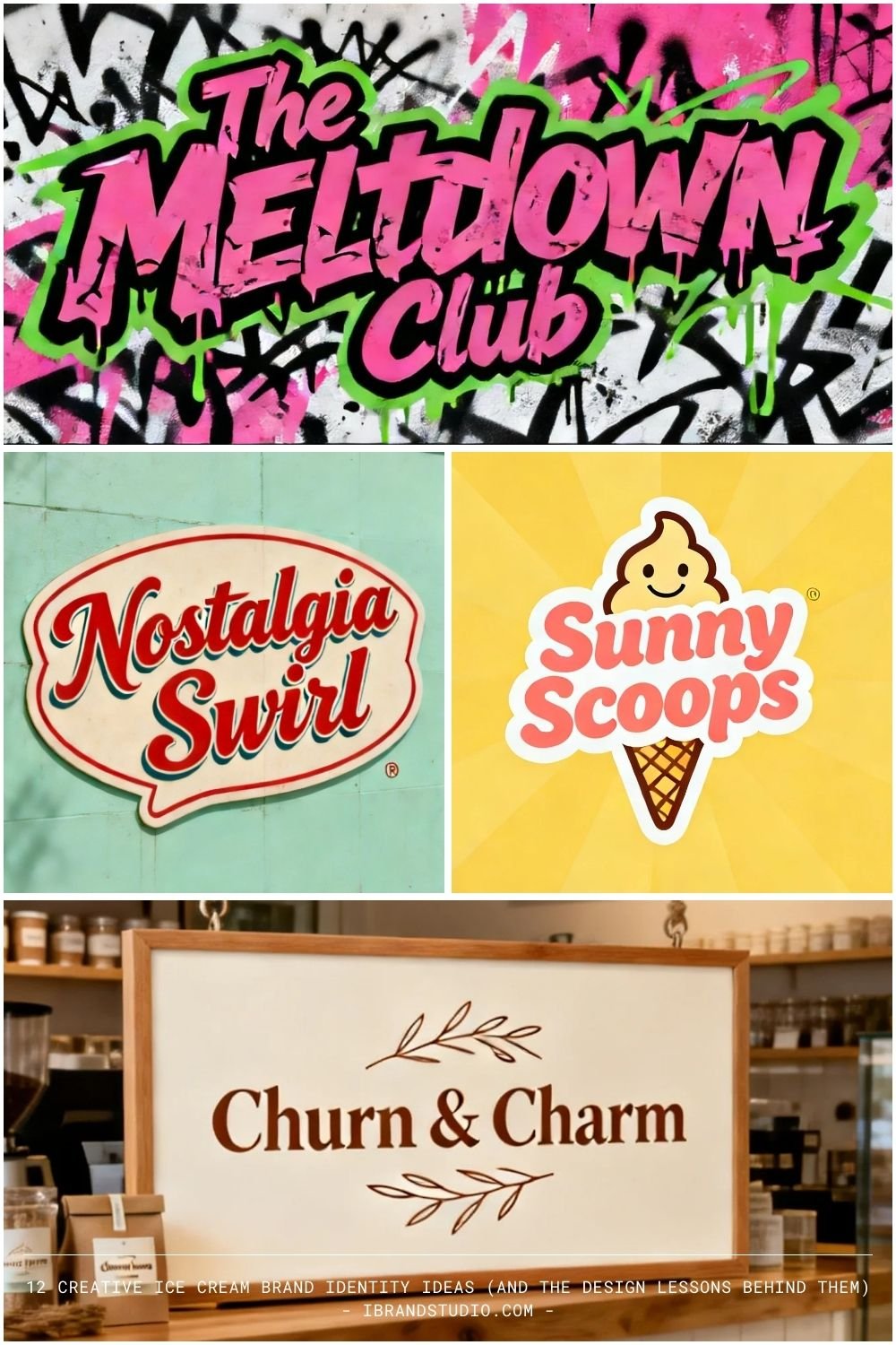 12 creative ice cream brand identity ideas