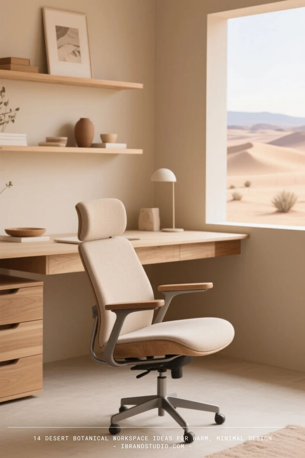 Desert Botanical Workspace Ideas: Ergonomic but Aesthetic Chair