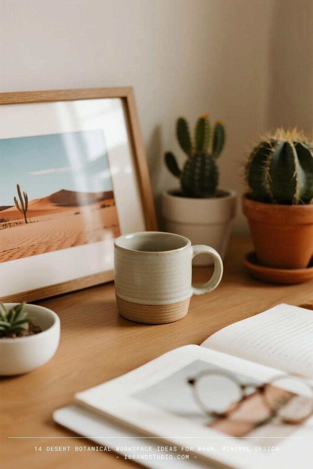 Desert Botanical Workspace Ideas: Personal Touch, Desert Style