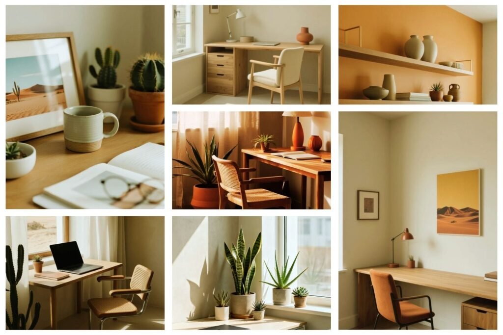 14 Desert Botanical Workspace Ideas for Warm, Minimal Design