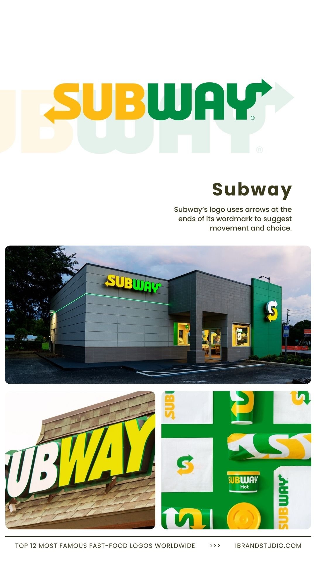 Famous Fast-Food Brand Logos: Subway – The Arrowed Wordmark