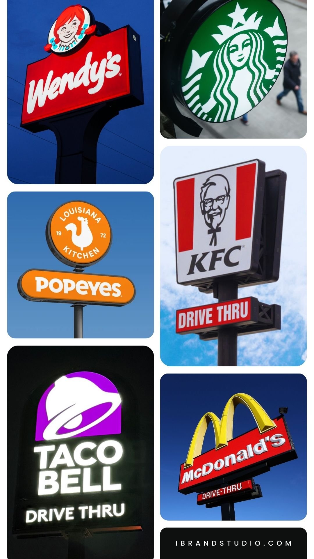 Famous Fast-Food Brand Logos