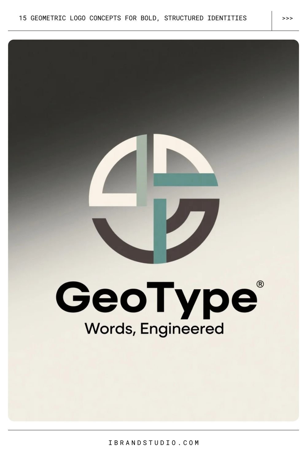 Geometric Logo Concepts: Geometric Letterforms