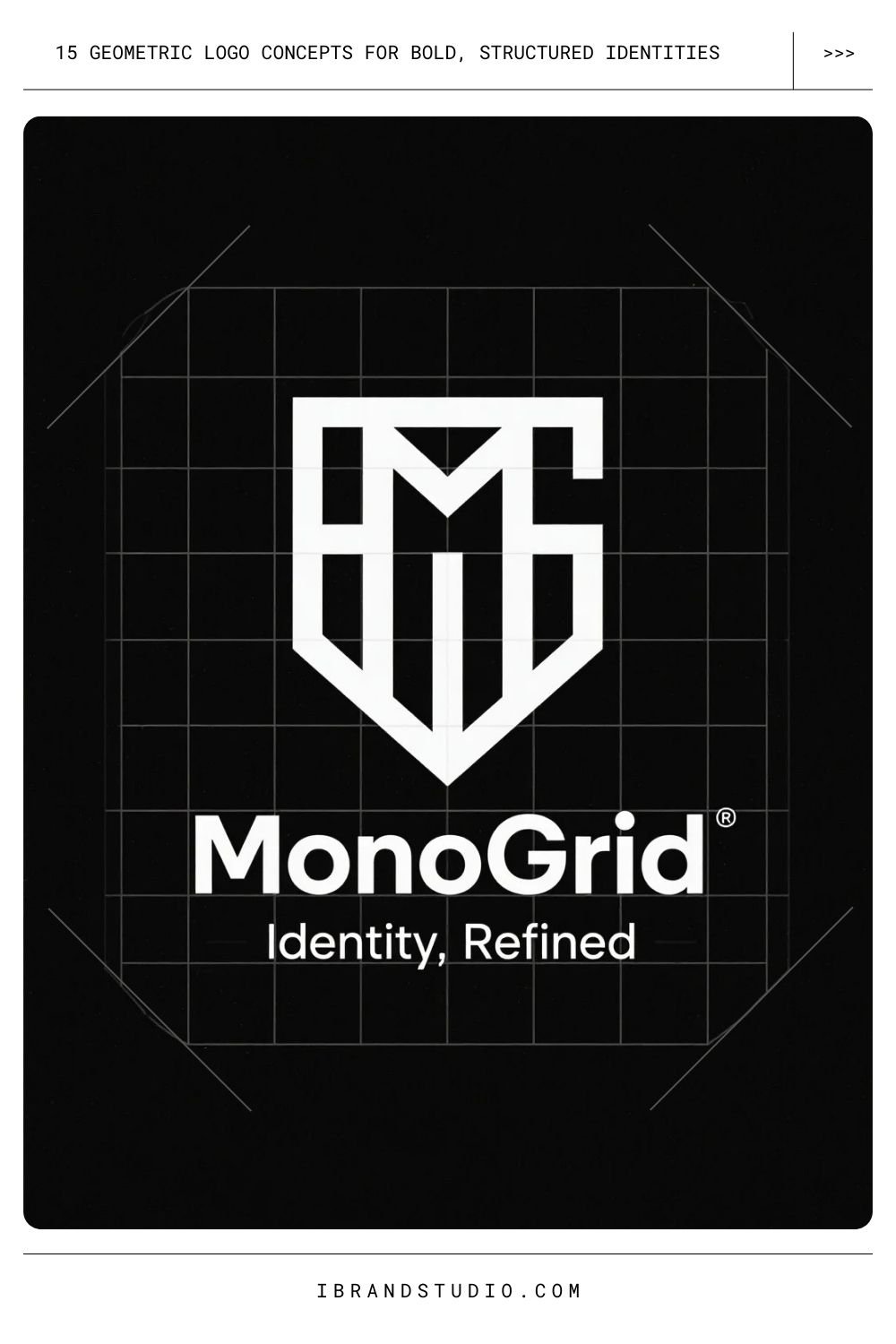 Geometric Logo Concepts: Monogram Geometry