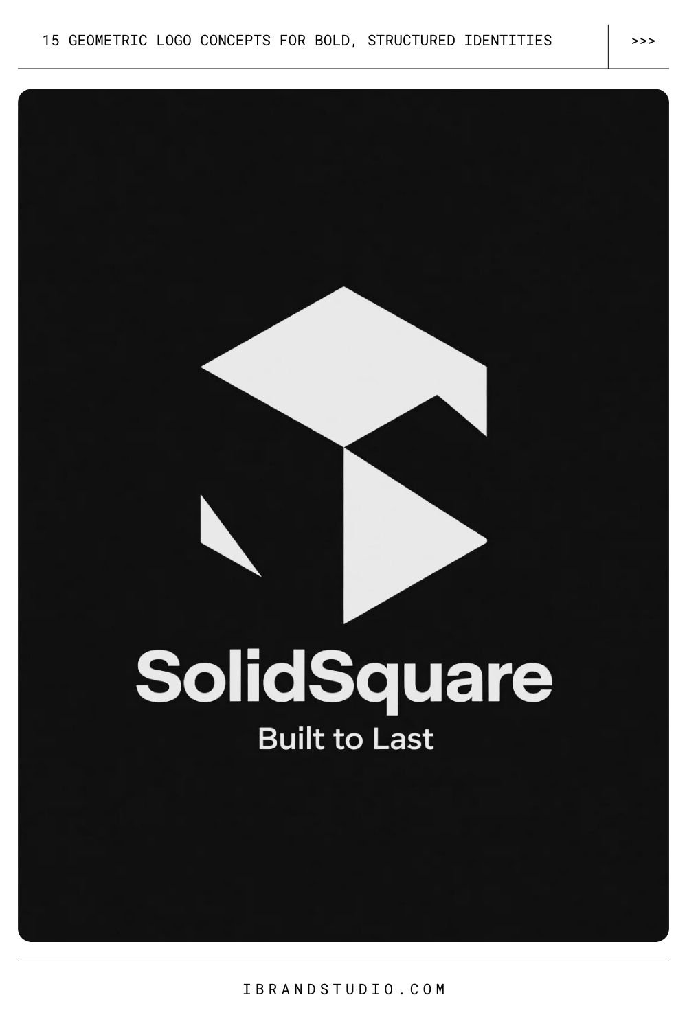 Geometric Logo Concepts: Square-Based Logos