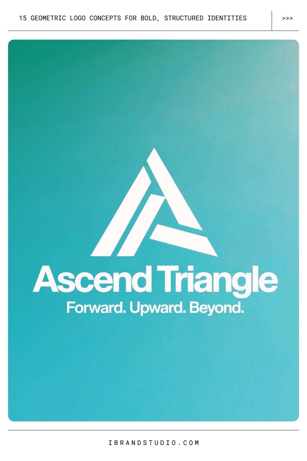 Geometric Logo Concepts: Triangle-Driven Identities