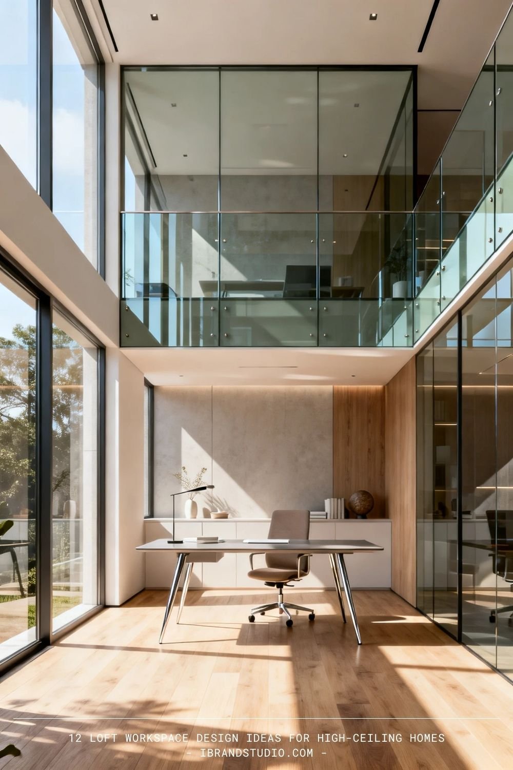 Use Glass Railings to Keep Things Light