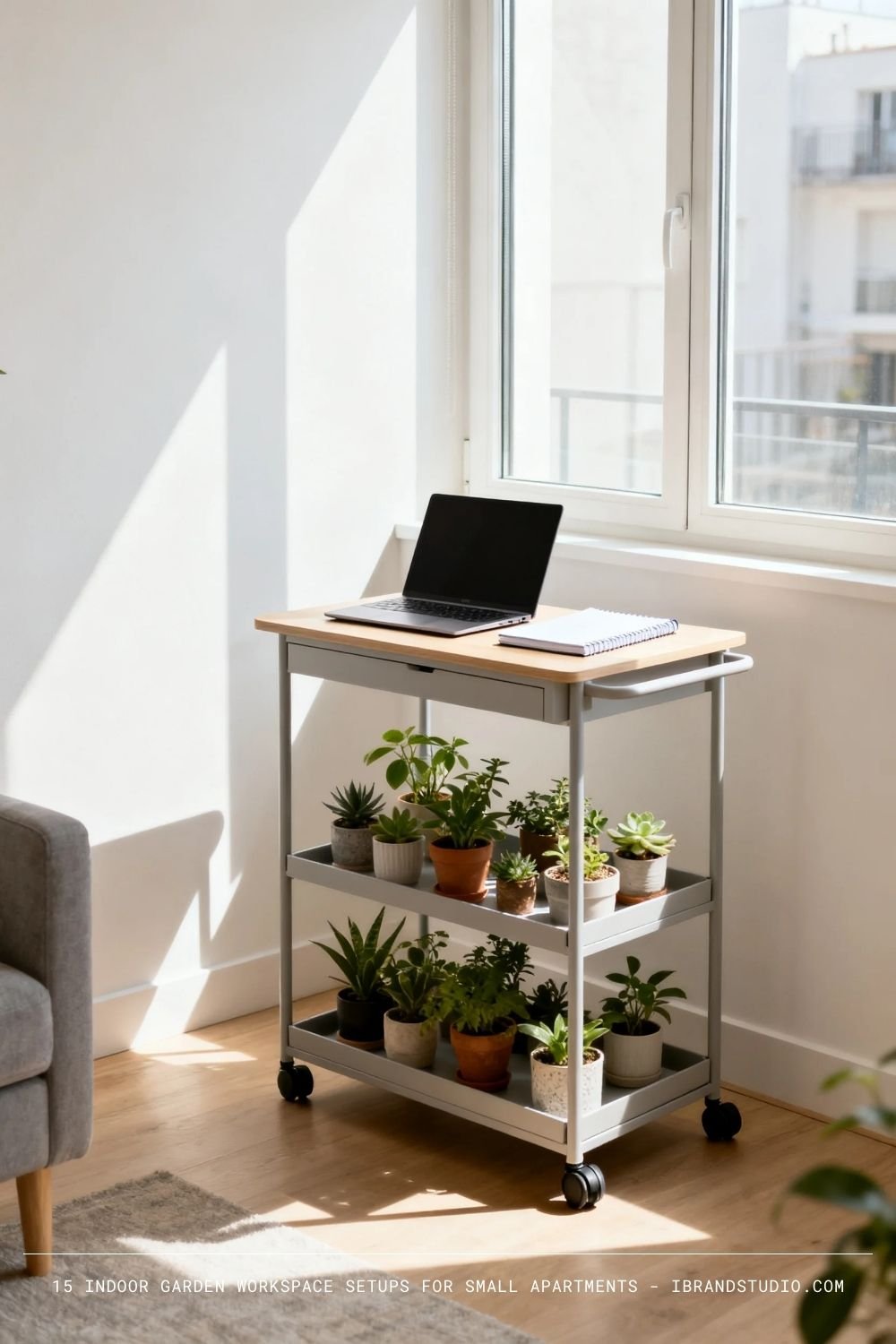 Rolling Cart Workspace