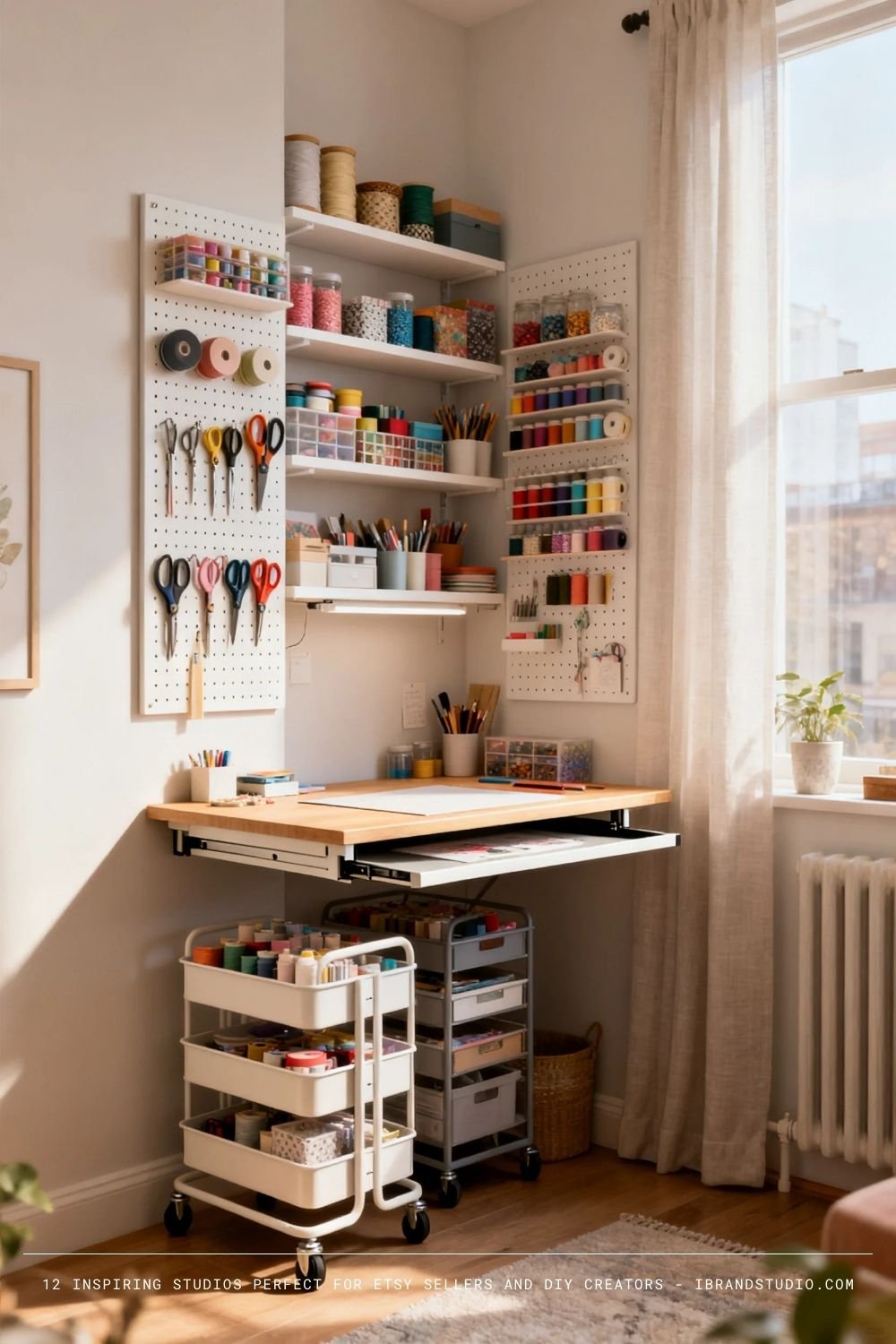 The Tiny-But-Mighty Small Space Studio