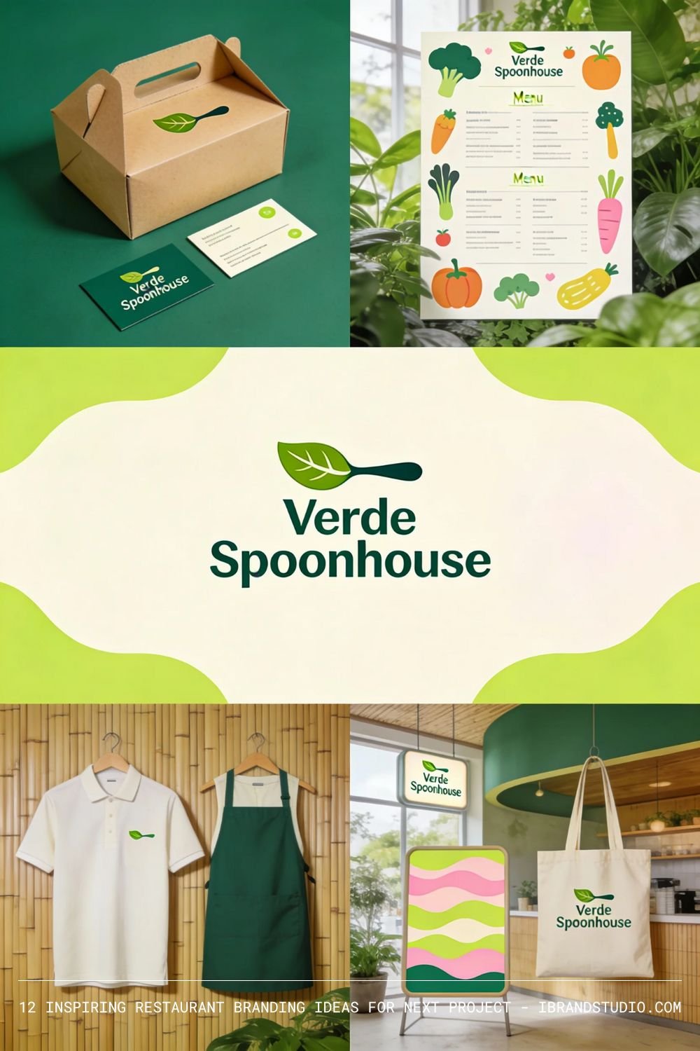 Inspiring Restaurant Branding Designs: Verde Spoonhouse