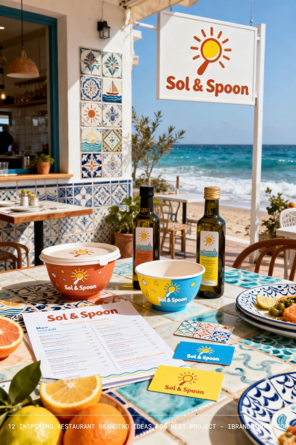 Inspiring Restaurant Branding Designs: Sol & Spoon