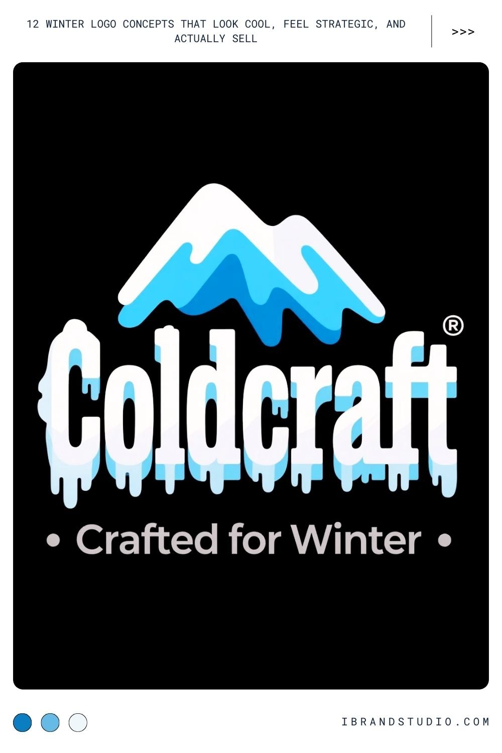 Frosted Typography Logo