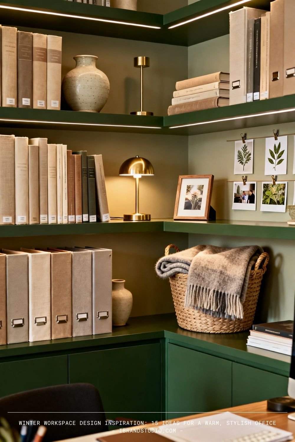 Style Shelves with Warm, Practical Details