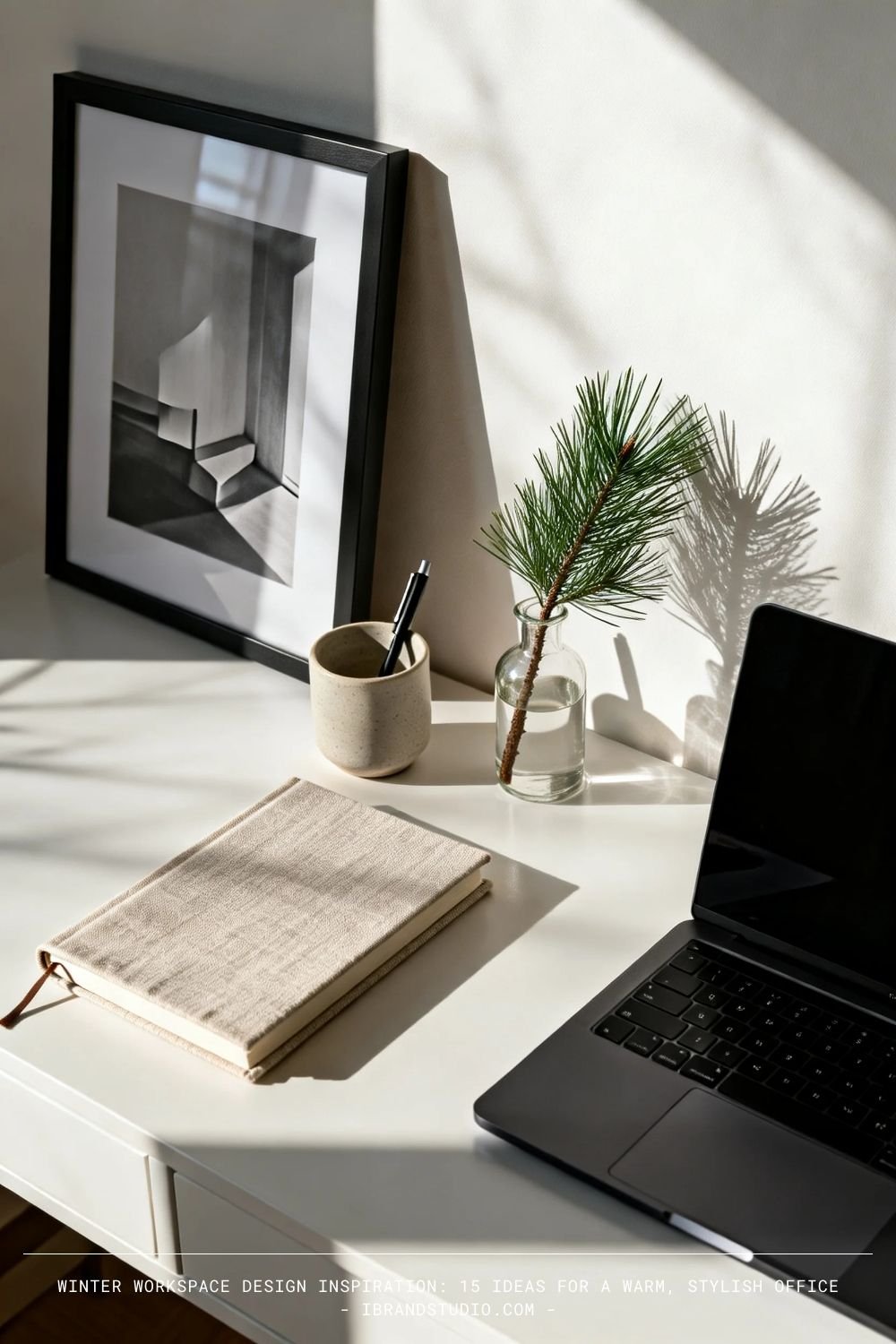 Keep Desk Styling Simple and Seasonal