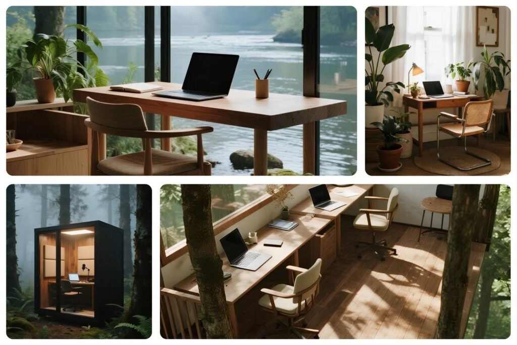 Timber & Focus: 12 Forest-Haven Workspaces to Boost Deep Work, Creativity, and Wellness
