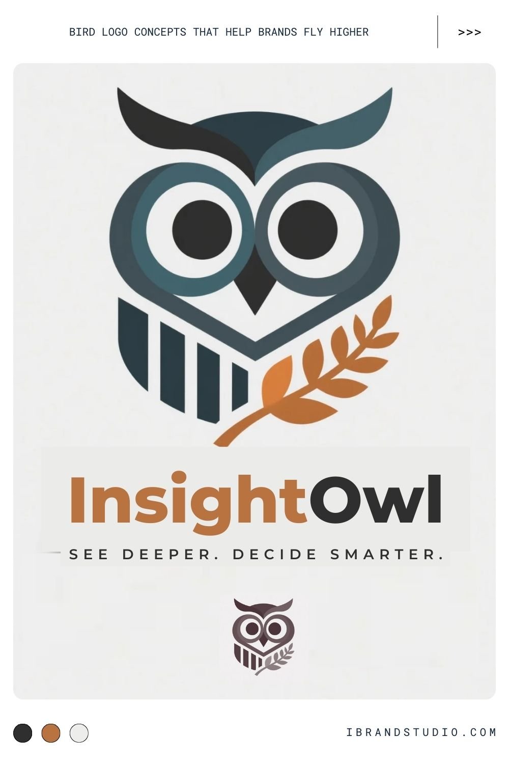 Owl Logo Concept – Intelligence and Insight
