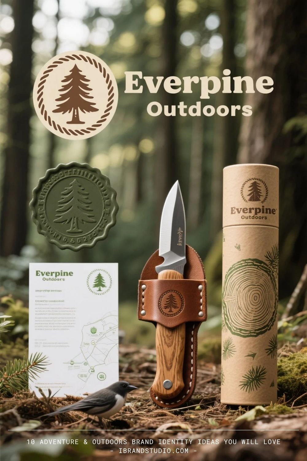 Adventure & Outdoors brand identity ideas: Everpine Outdoors