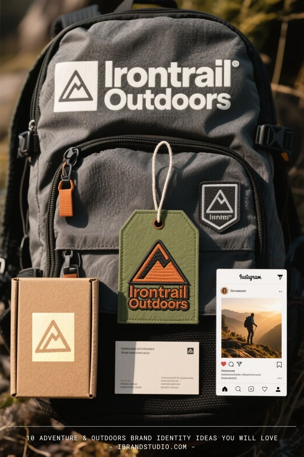 Adventure & Outdoors brand identity ideas: Irontrail Outdoors