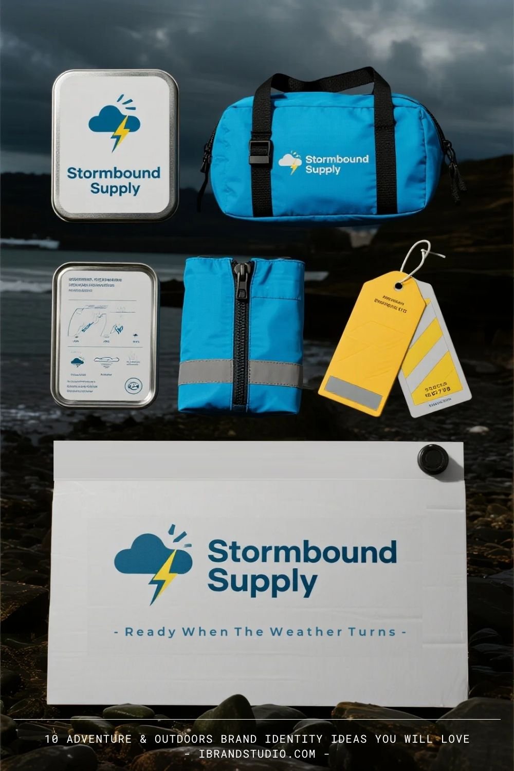 Adventure & Outdoors brand identity ideas: Stormbound Supply