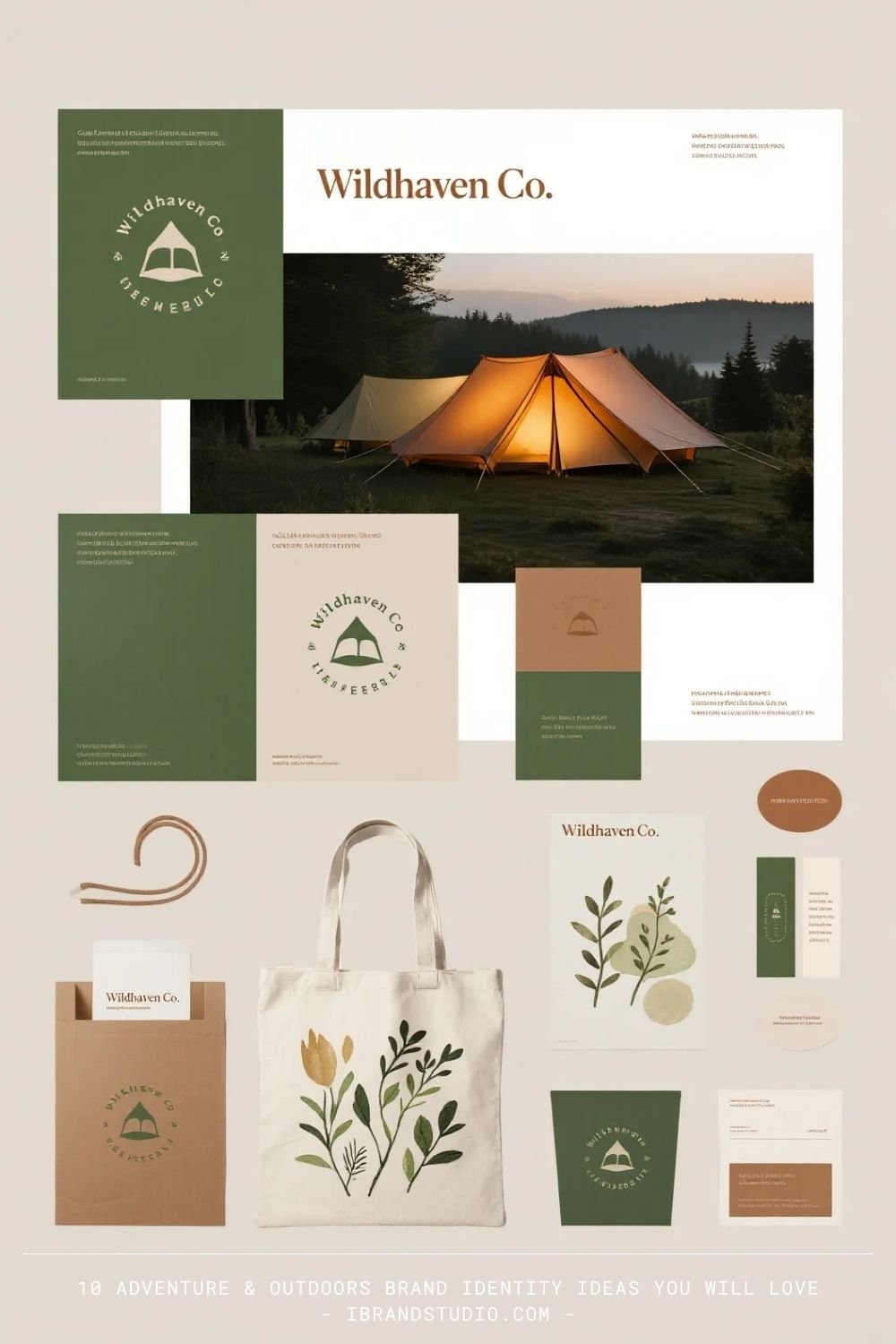 Adventure & Outdoors brand identity ideas: Wildhaven Co.