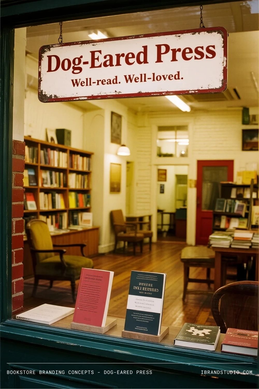 Bookstore Branding Concepts: Dog-Eared Press