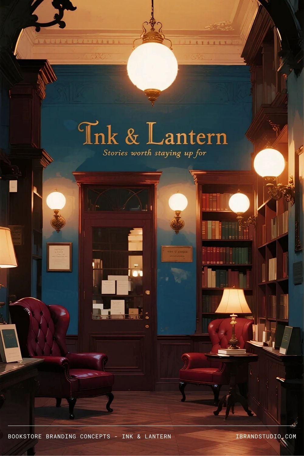 Bookstore Branding Concepts: Ink & Lantern