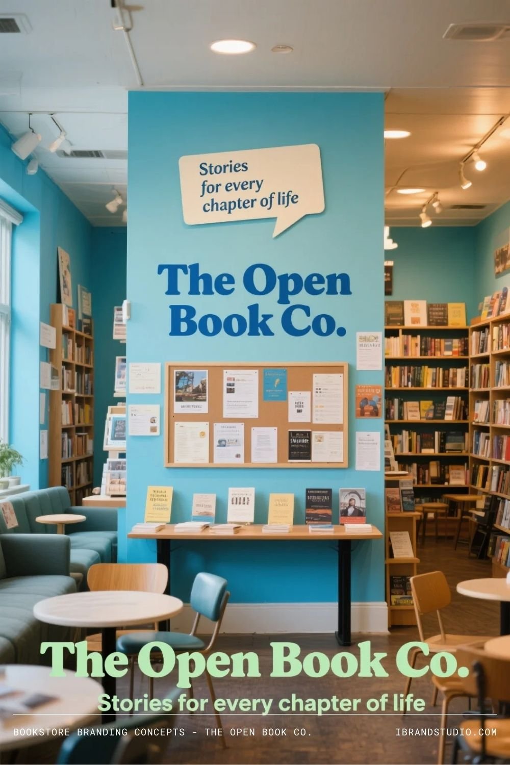 Bookstore Branding Concepts: The Open Book Co.